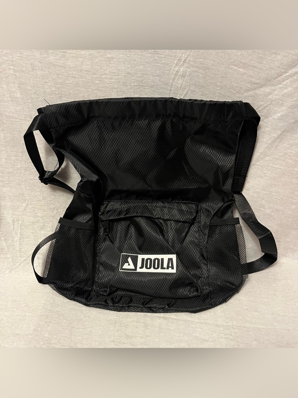 JOOLA Pickleball Essentials Black Drawstring Sports Bag